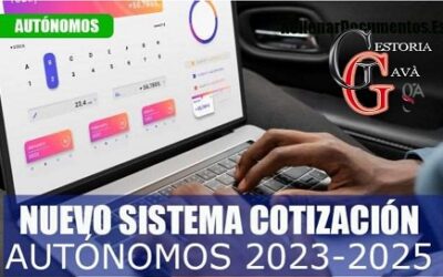 Nuevo sistema de cotización 2023 para autónomos
