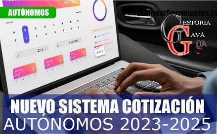 Nuevo sistema de cotización 2023 para autónomos